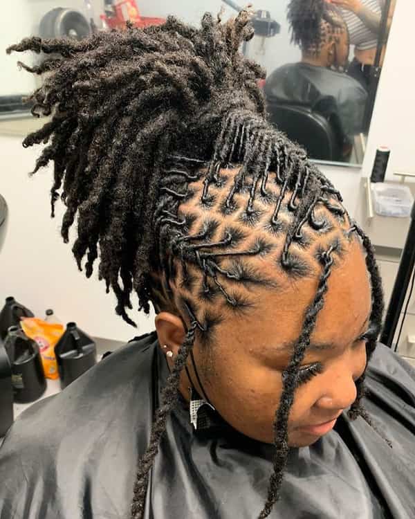 Tribal Comb Twist with Frontal