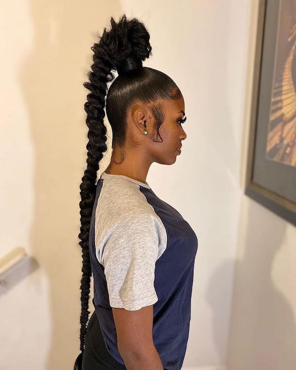 Top 10 High Ponytail Hairstyles For Black Women