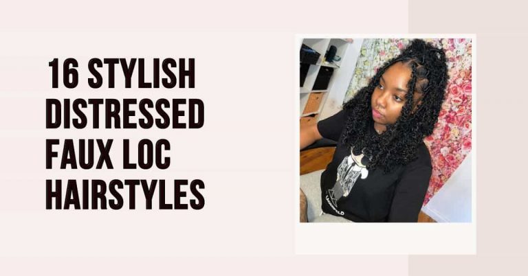 16 Stylish Distressed Faux Loc Hairstyles You’ll Love