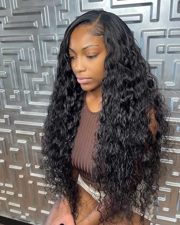 Sew in with Minimal Leave out Hairdo