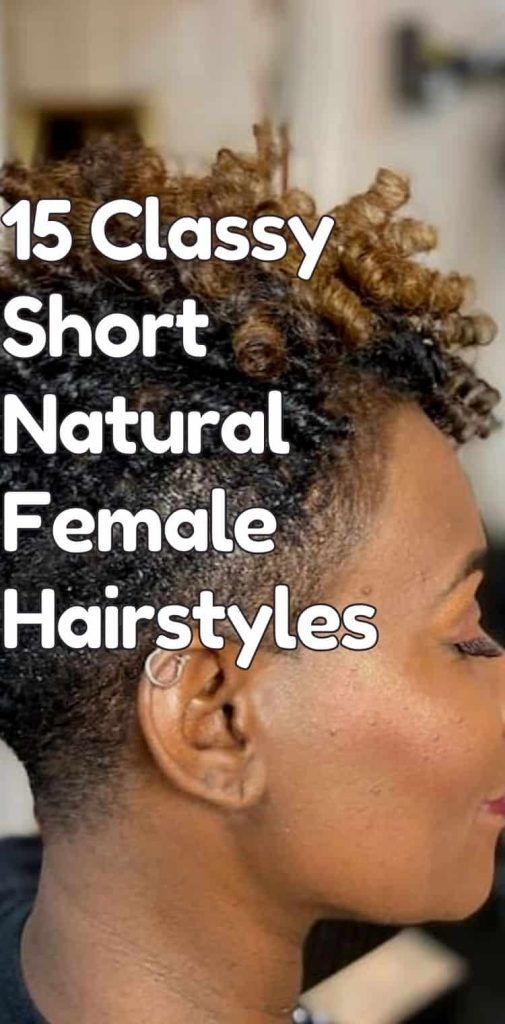 short natural haircuts for black females