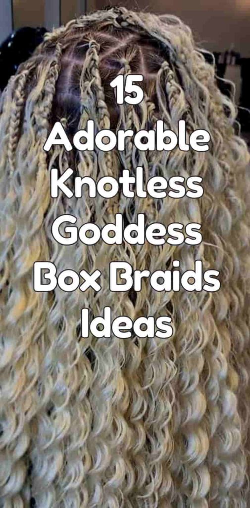 knotless goddess box braids ideas