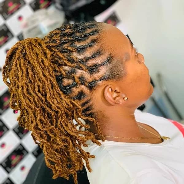 Brown Short Dreadlocks