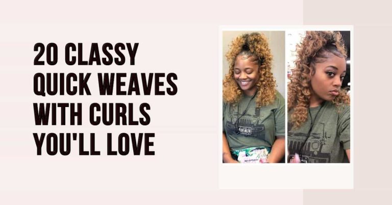 20 Classy Quick Weave with Curls You’ll Love