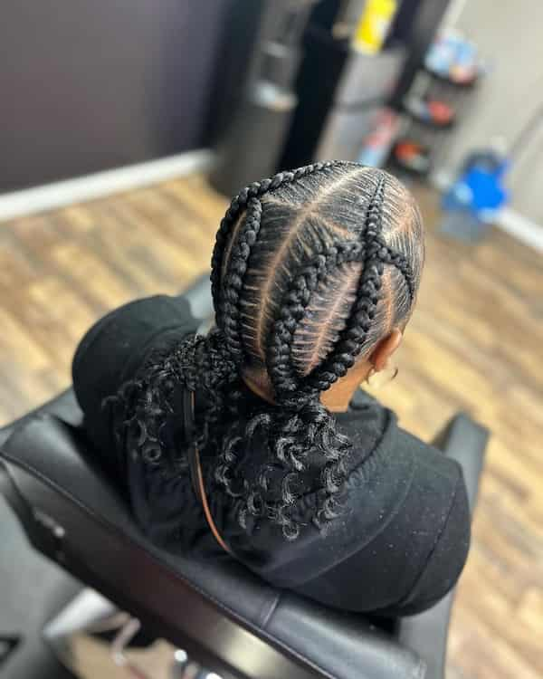 Thick Curvy Fulani Braids