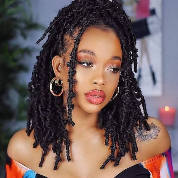 Amazing Shoulder-Length Faux Locs