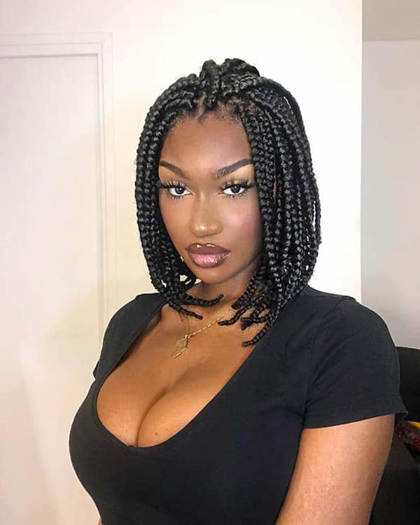 Classy Bob Box Braids