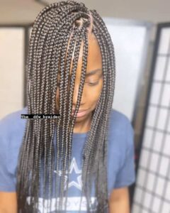 20 Box Braids With Curls That Will Glow You Beauty