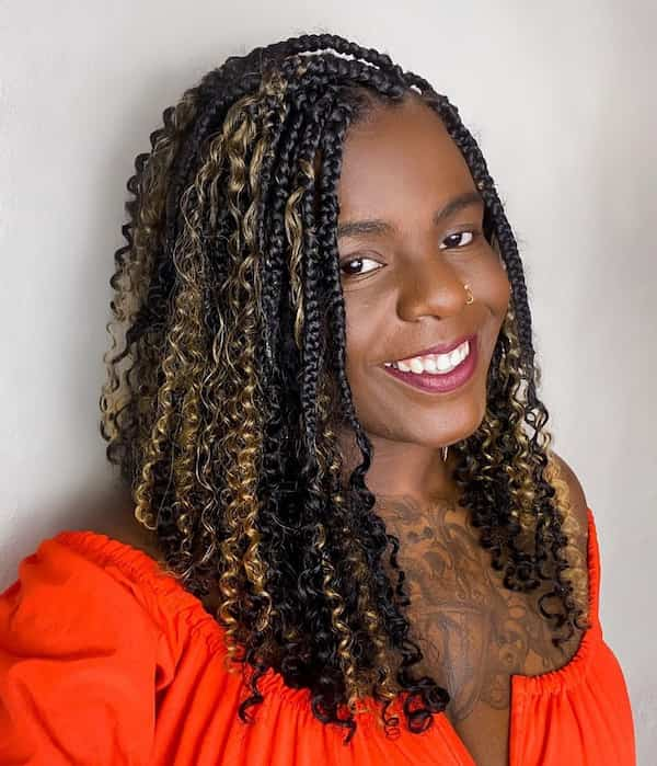 15 Stunning Medium Box Braids Hairstyles