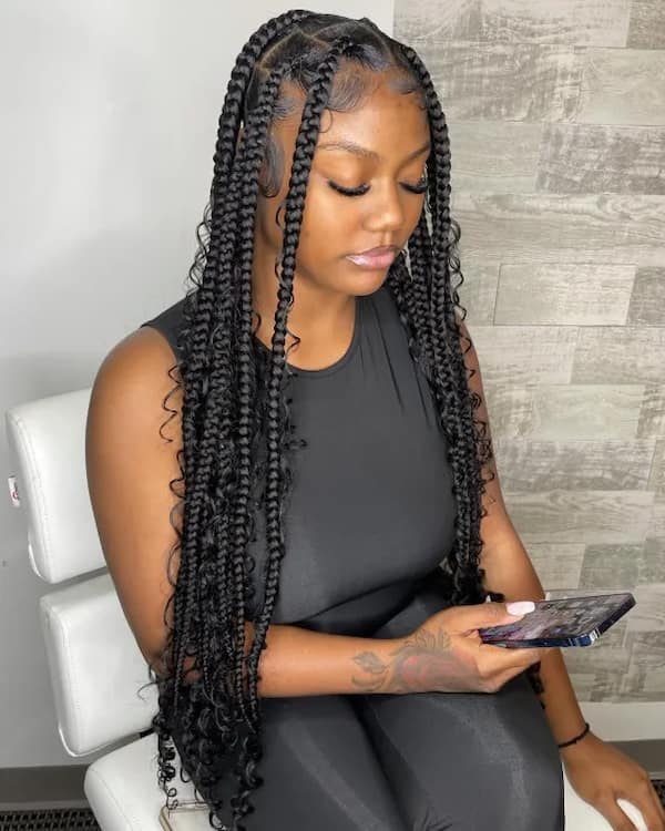 15 Stunning Jumbo Knotless Braids Ideas to Try Right Now