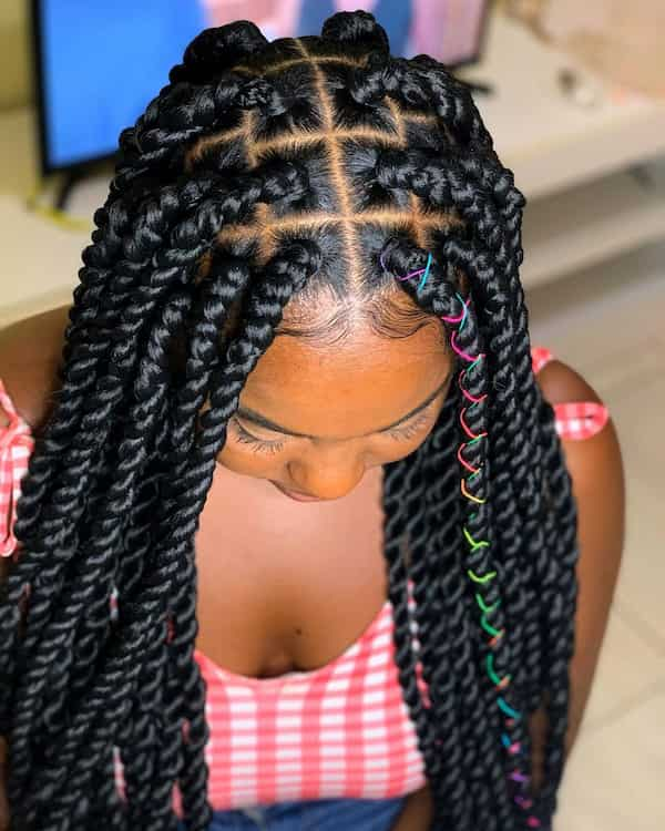 Jumbo Twist Box Braids