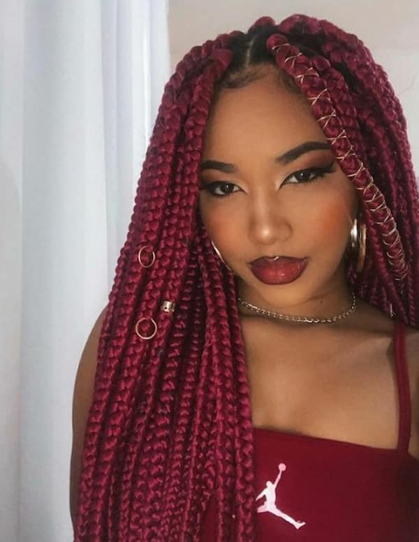 15 Gorgeous Red Braids Ideas for Stunning Looks