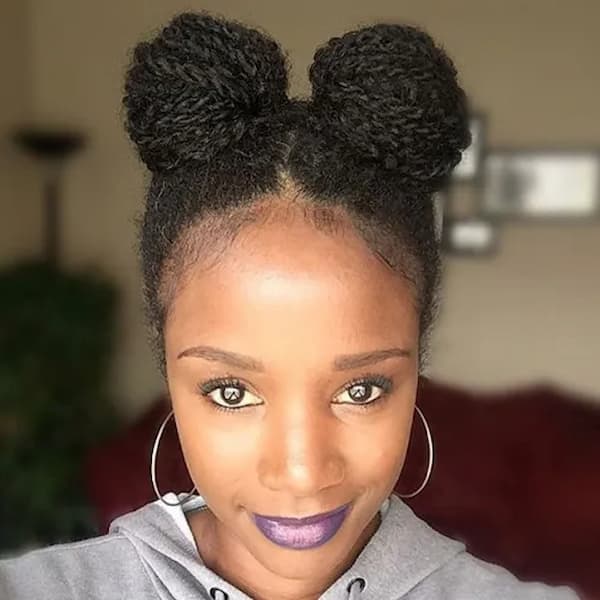 Natural Protective Bun Style