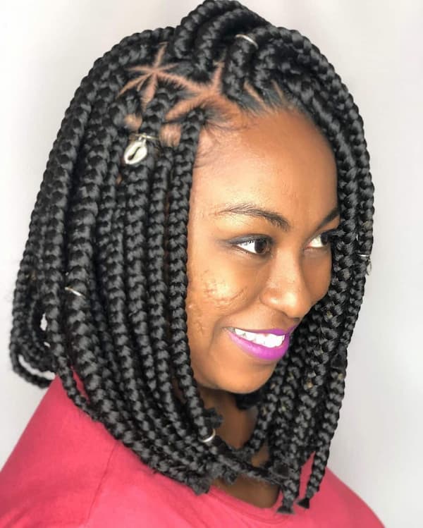 Top 20 Hottest Triangle Box Braids That Look Stunning