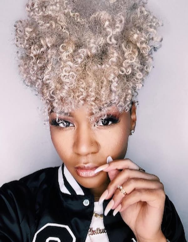 Blonde Fro-Hawk
