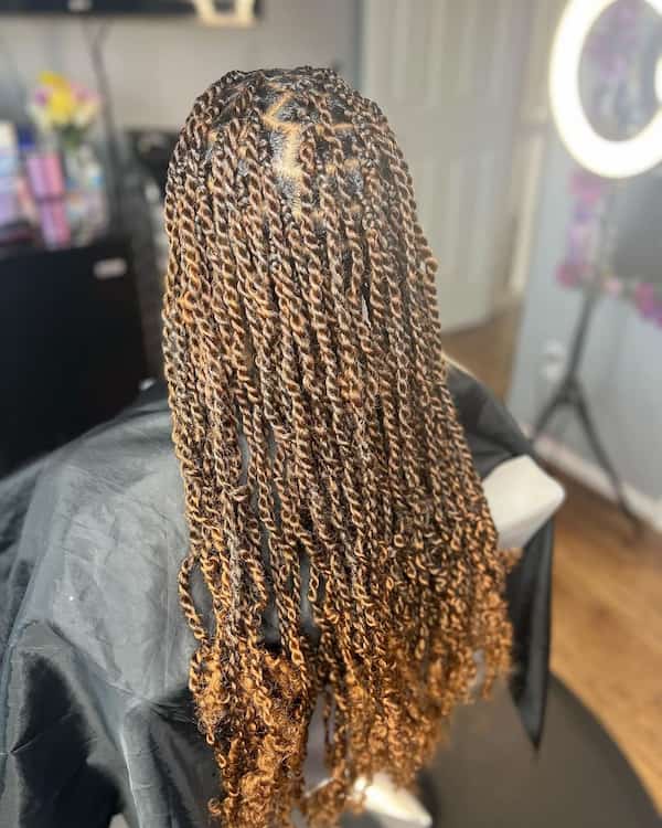 Brown Hair Passion Twists