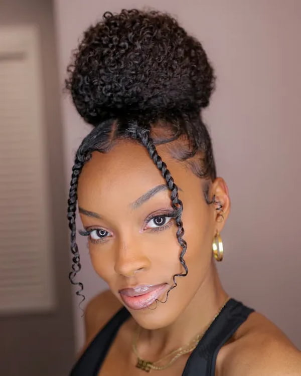 30 High Bun Hairstyles for Black Women