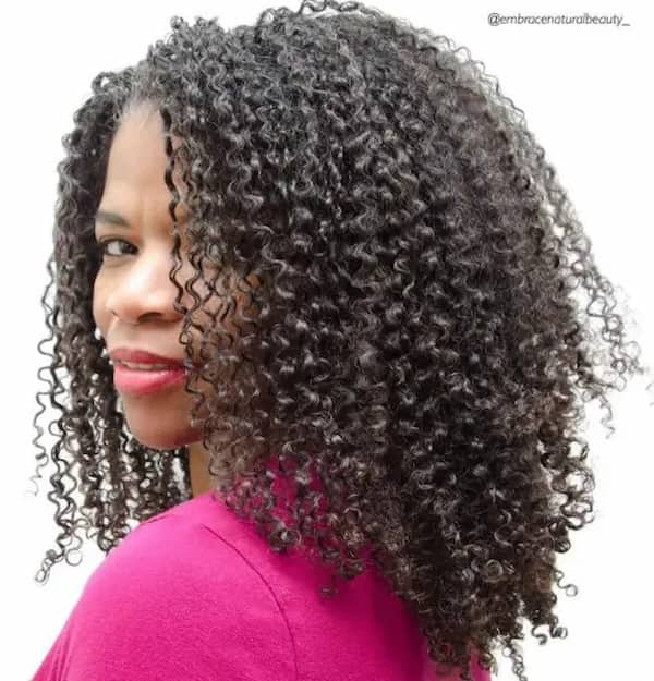 Shoulder-Length Spiral Curls