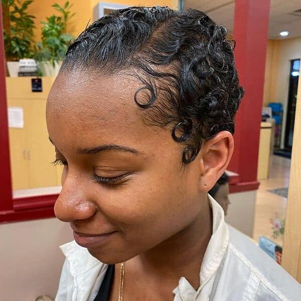 Soft Curls Finger Waves Hairstyle