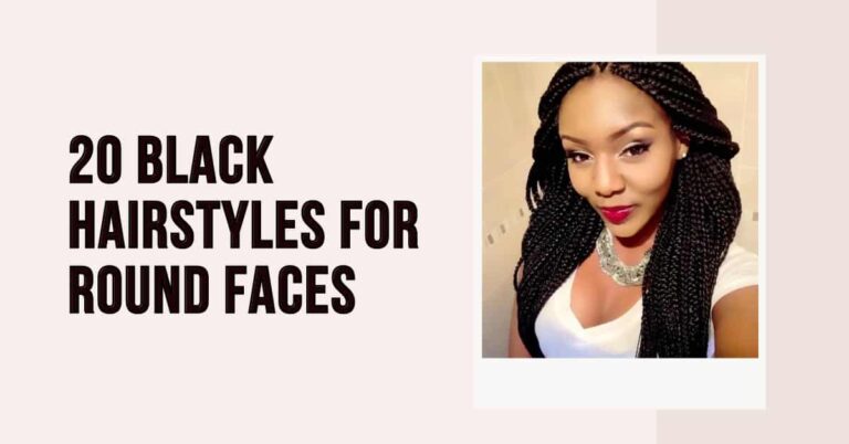 20 Black Hairstyles for Round Faces