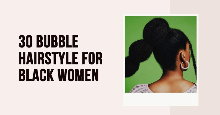 30 Bubble Hairstyle for Black Women