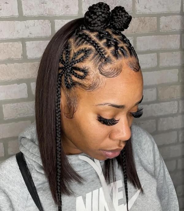 40 Feed in Braids to the Back Hairstyles - Sister's Bombshell
