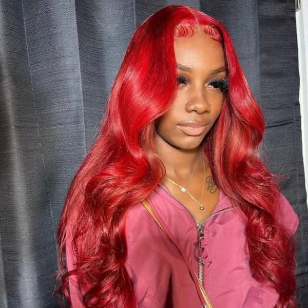 40 Dark Red Hair Styles for Black Ladies - Sister's Bombshell