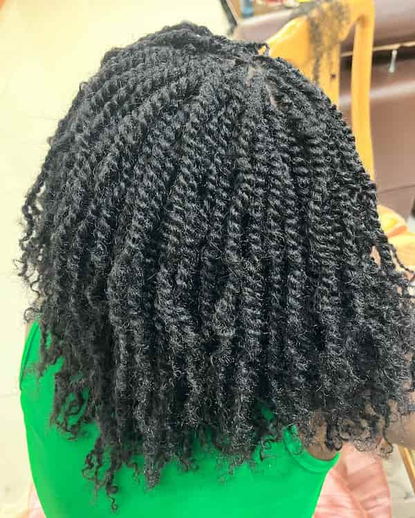 35 Kinky Twist Hairstyles for Black Ladies