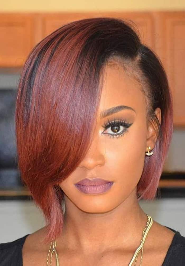 Red Bob Hairstyle