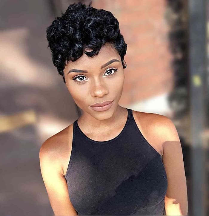 Relaxer-Free Pixie Cut
