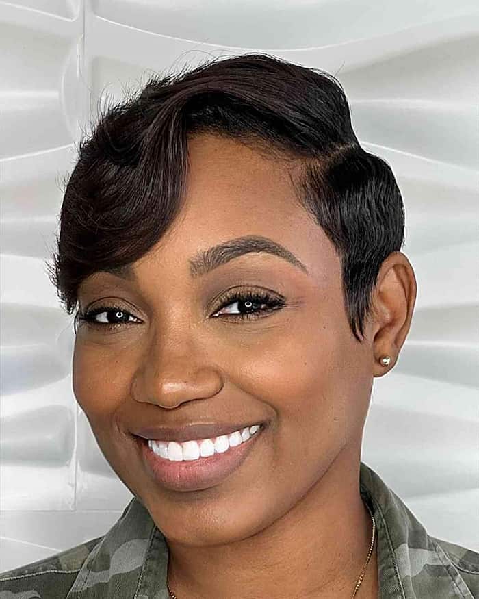 Short Pixie for Relaxed Hair