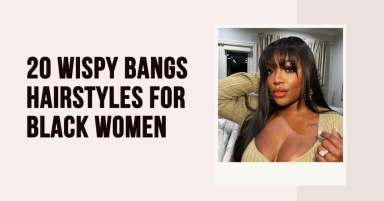 20 Wispy Bangs Hairstyles for Black Women