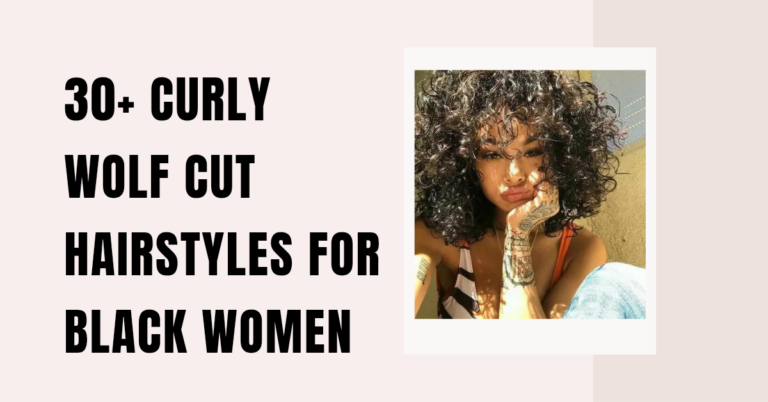 30+ Curly Wolf Cut Hairstyles for Black Women