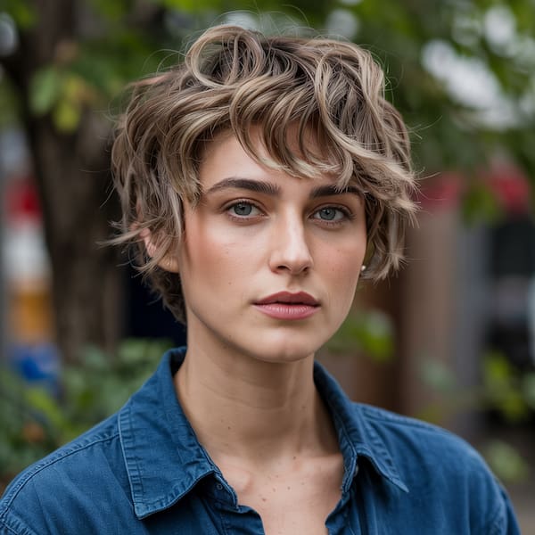 Wavy Layered Pixie