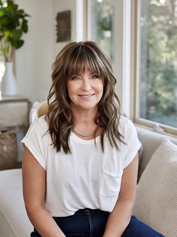 Wispy Bangs Lob