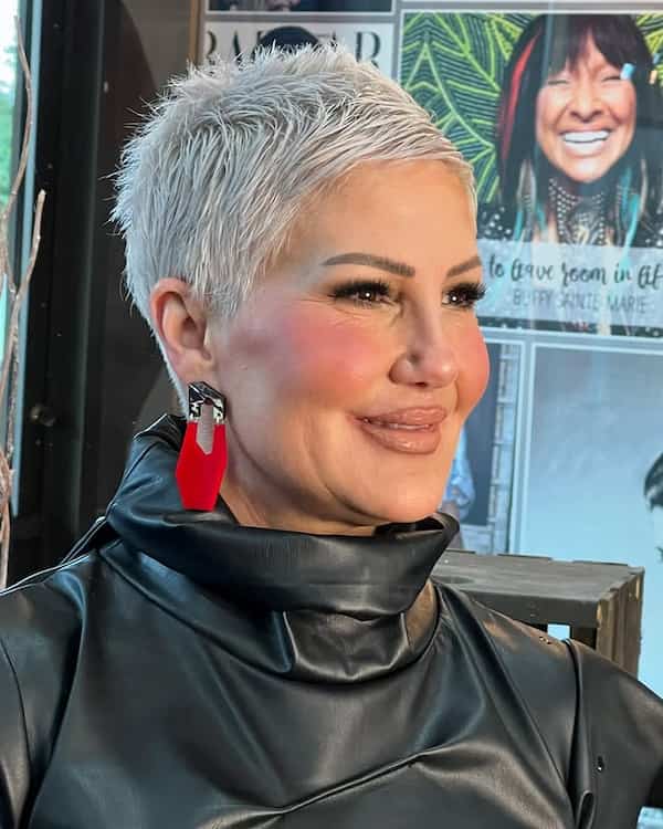 Blonde Very Short Haircut