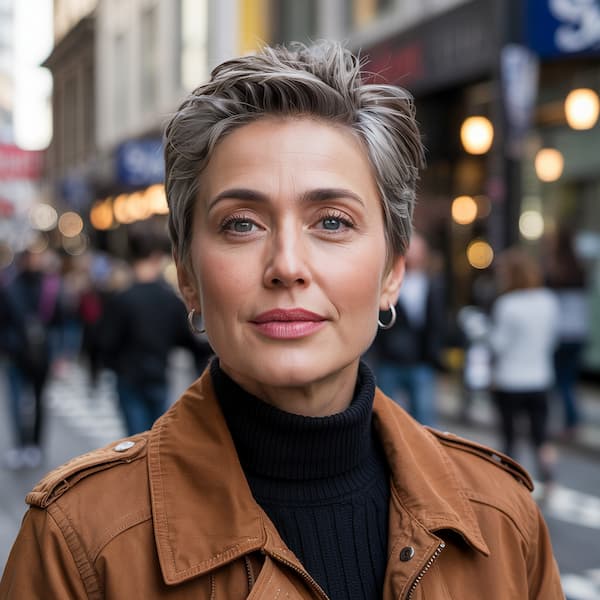 Gray Statement Pixie