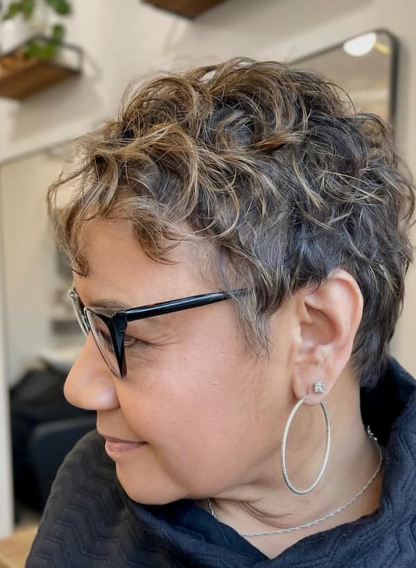 Curly Pixie