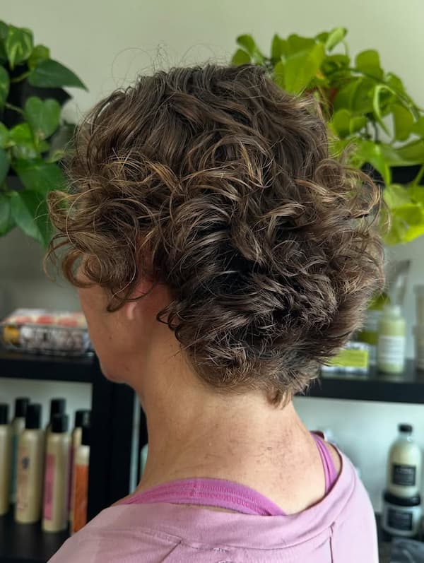 Voluminous Curly Pixie