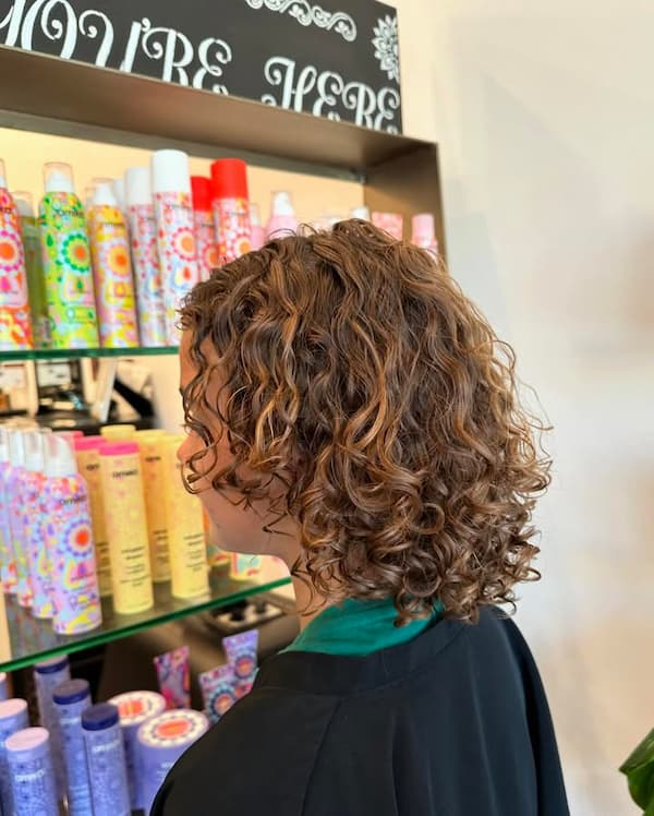 Rounded Curly Bob