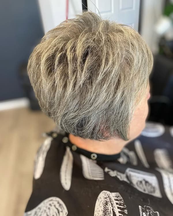 Voluminous Spiky Bob