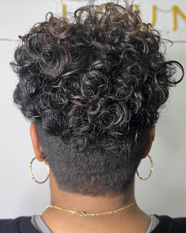 Tapered Curly Cut