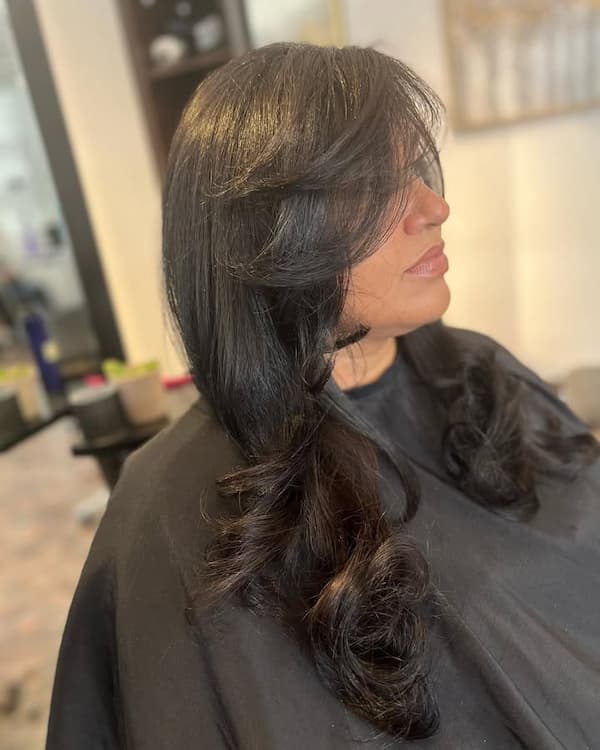 Long Shag with Face-Framing Layers