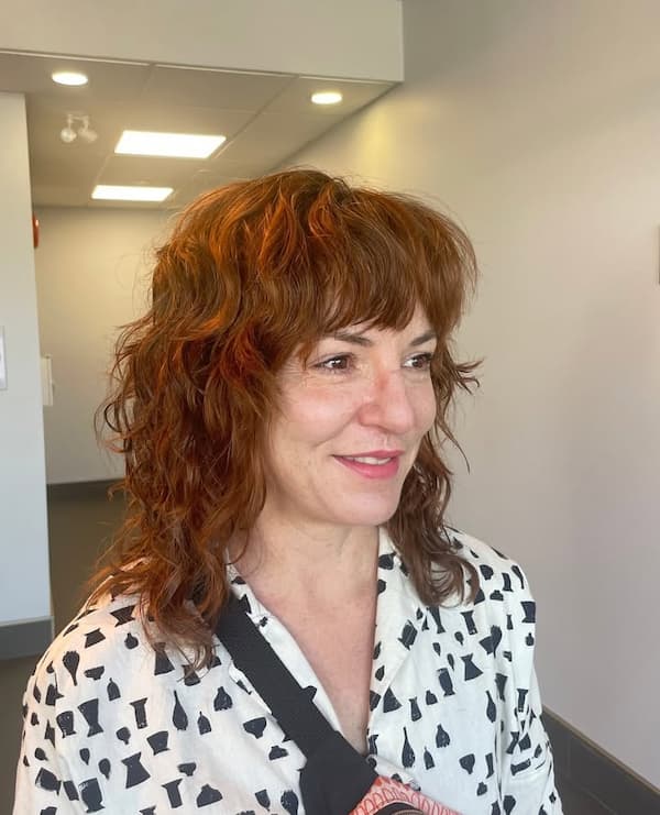 Shoulder-Length Layered Shag