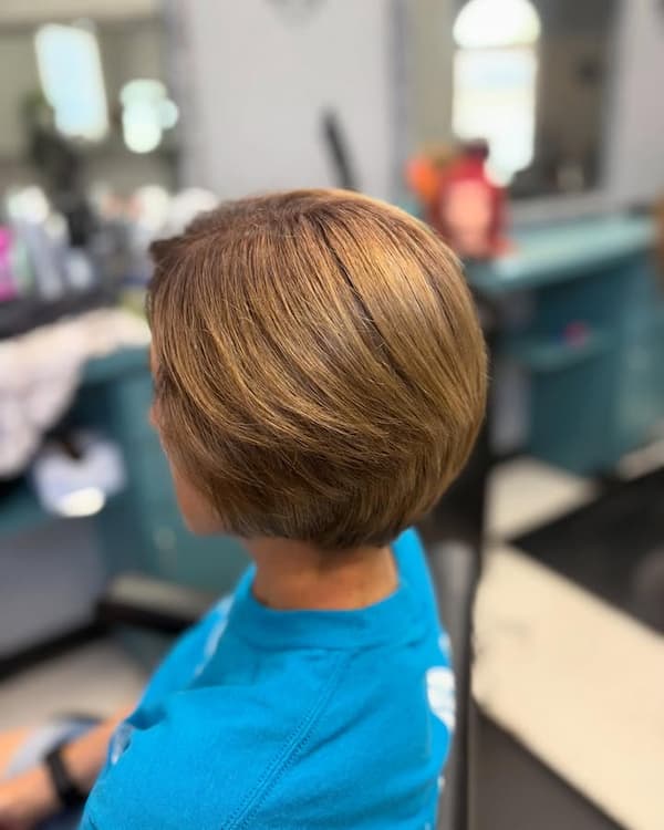 Stacked Bob with Back Volume