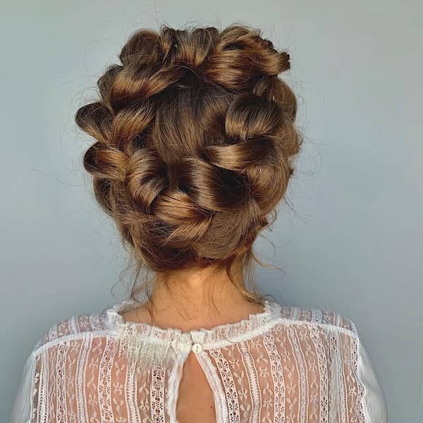 Braided Crown Bun