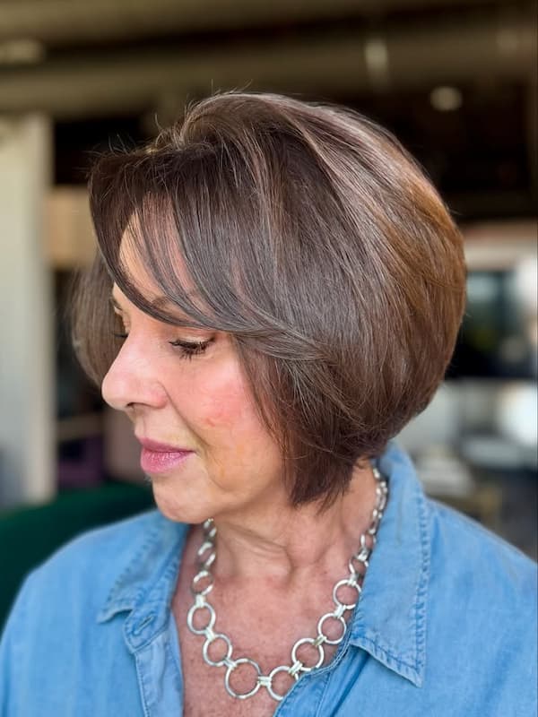 Graduated Bob with Subtle Ombre