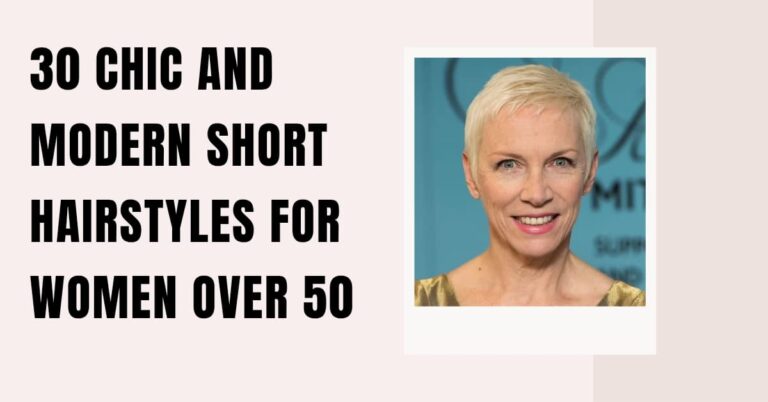 30 Chic and Modern Short Hairstyles for Women Over 50