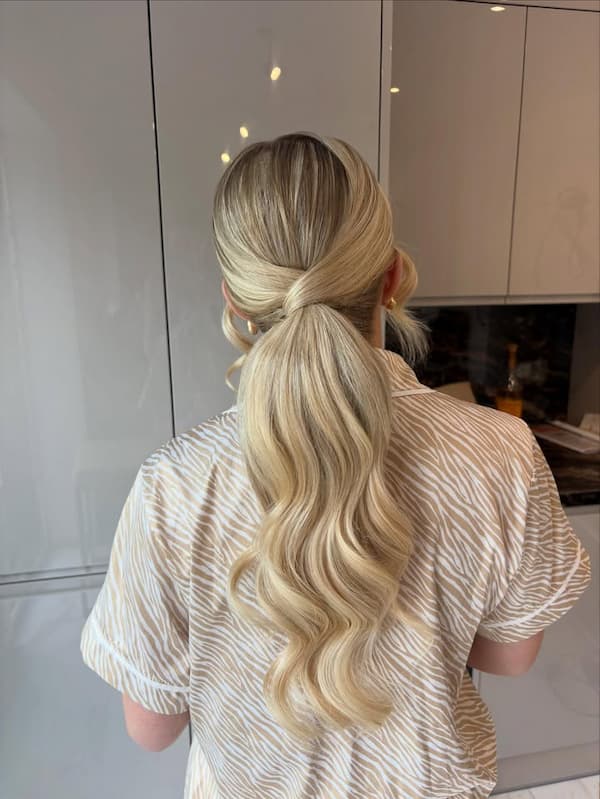 Low Ponytail with Volume