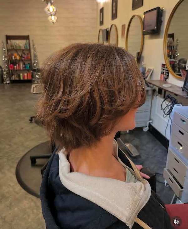 Rounded Curly Bob